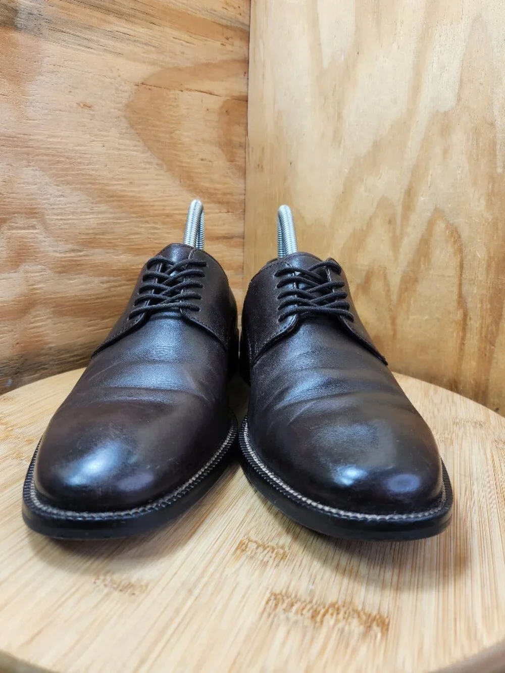 Cole Haan Mens Brown Lace Up Dress Shoes Size 7